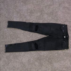 Pacsun Dark Grey ripped jeans